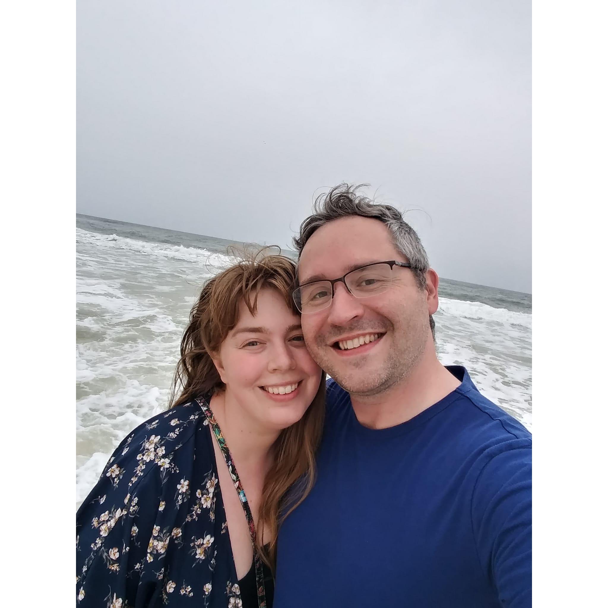 Picture together on the beach of Gulf Shores, AL