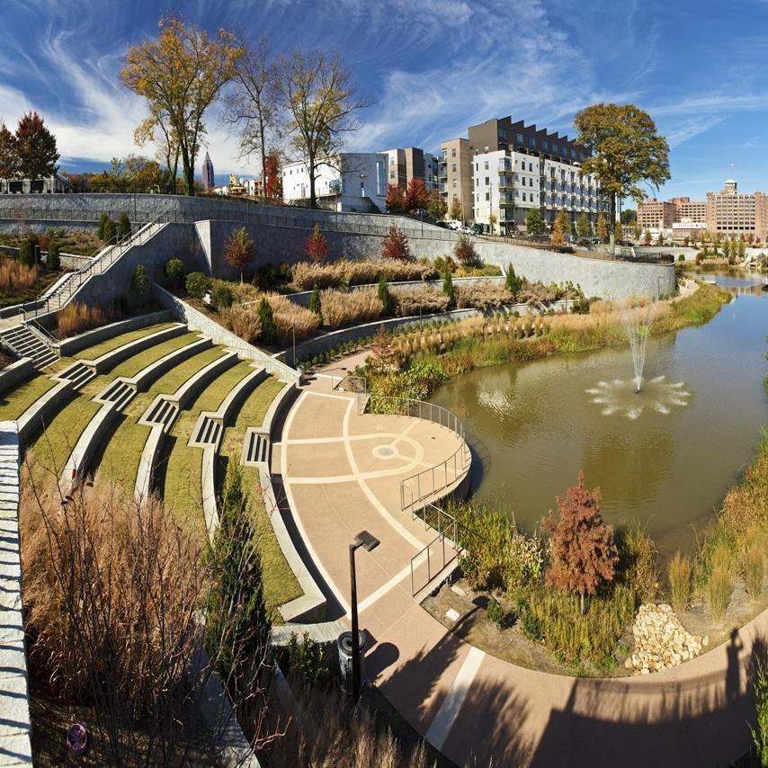 Our Ceremony Venue - Historic Fourth Ward Park Amphitheater