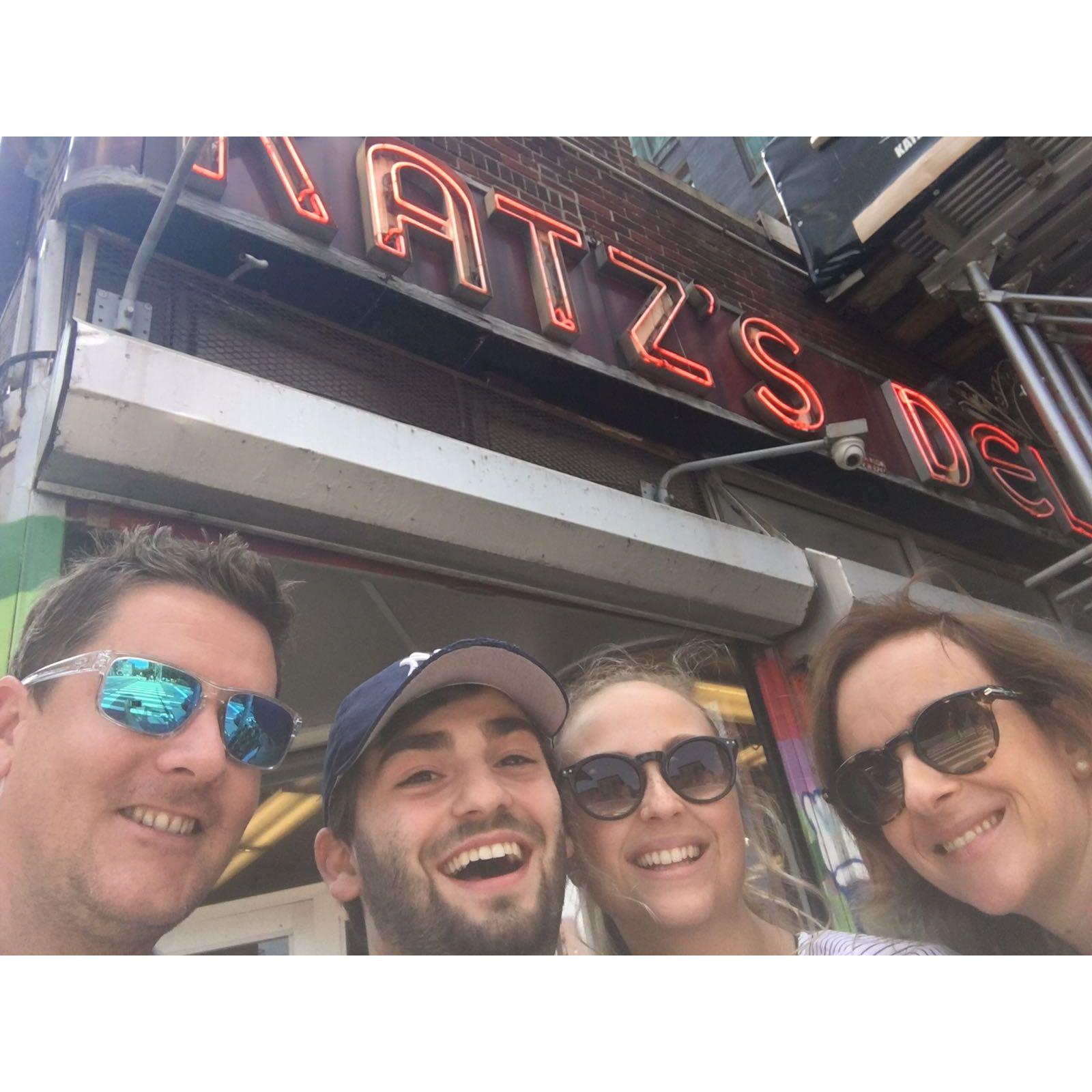 One of our favorite trips - Kat's Deli in NYC