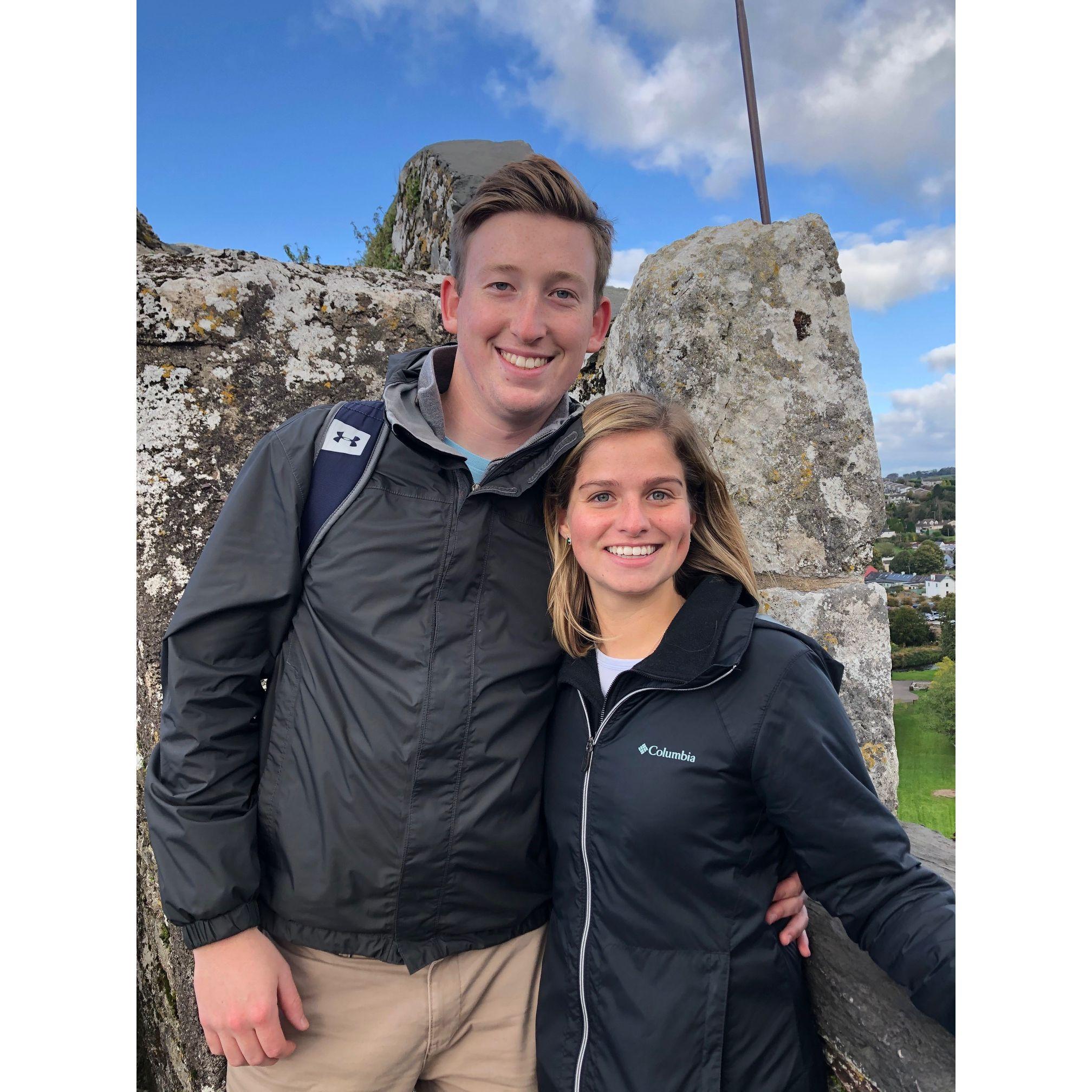 We had Just kissed the Blarney stone in Ireland