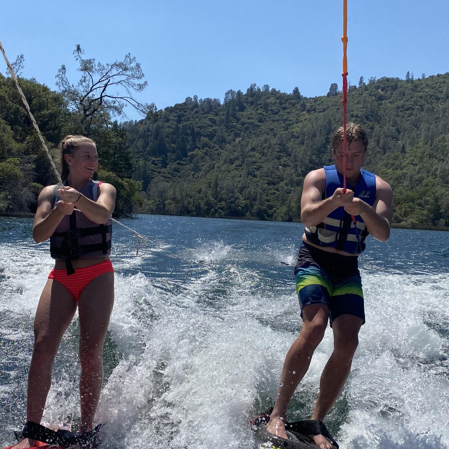 Boating at Lake Clementine!