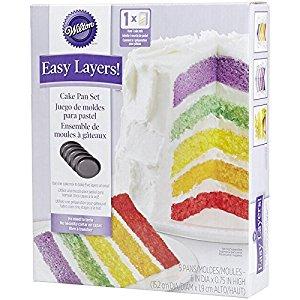Wilton Easy Layers! 5-Piece Cake Pan Set, 6-Inch