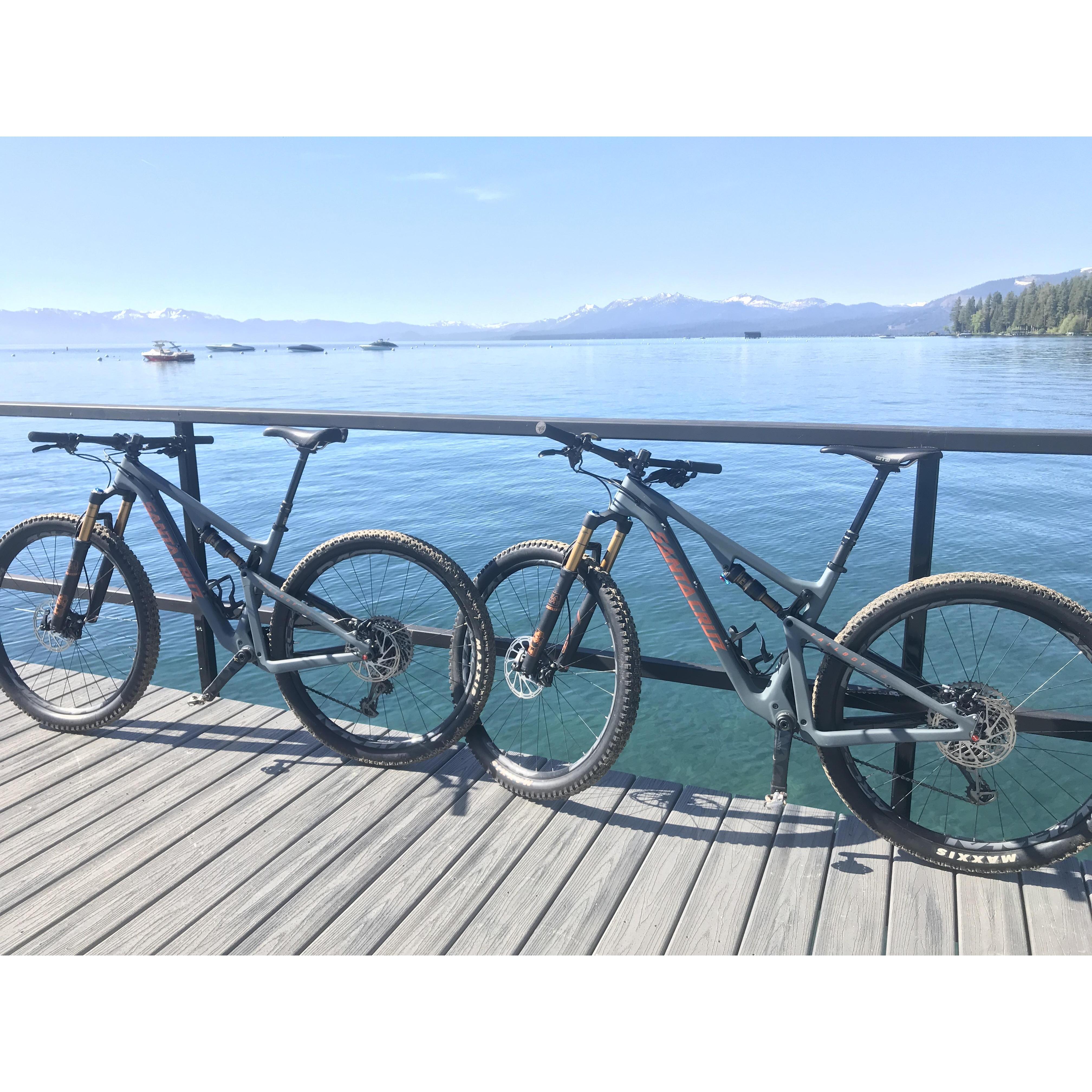 Mountain Biking at Lake Tahoe, California