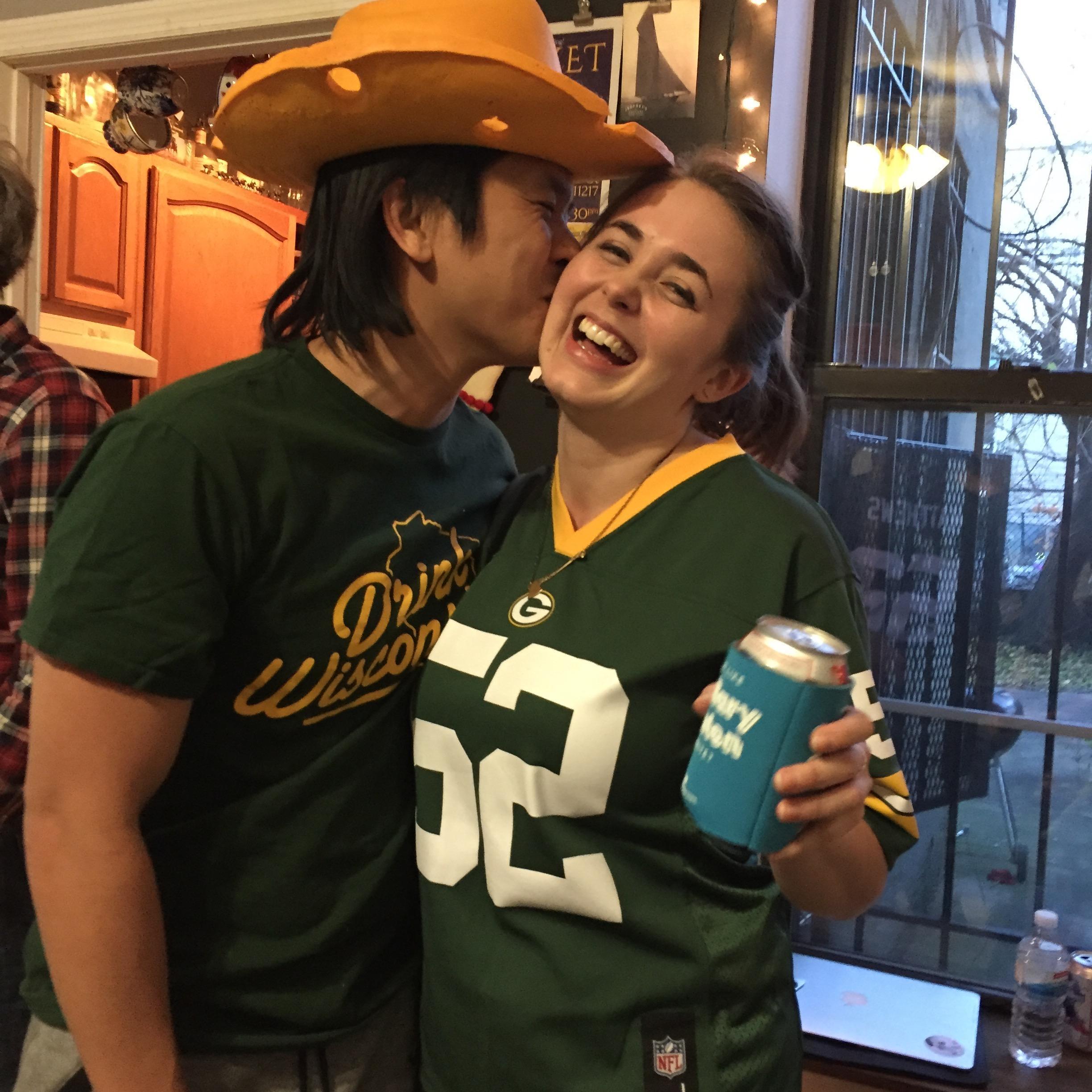 Packers v Texans; Packers WIN! And Jess wins another sports bet