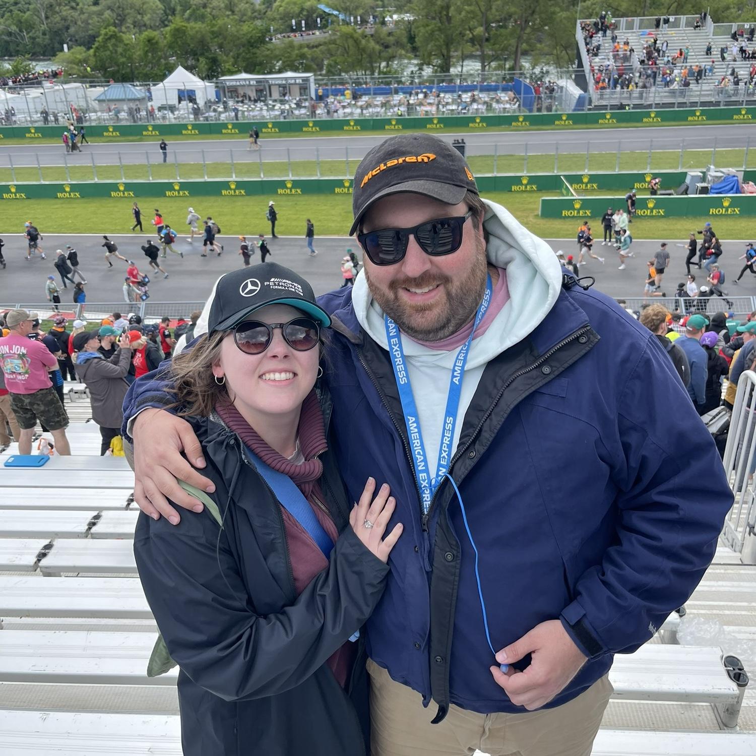 Us at the F1 race in Montreal