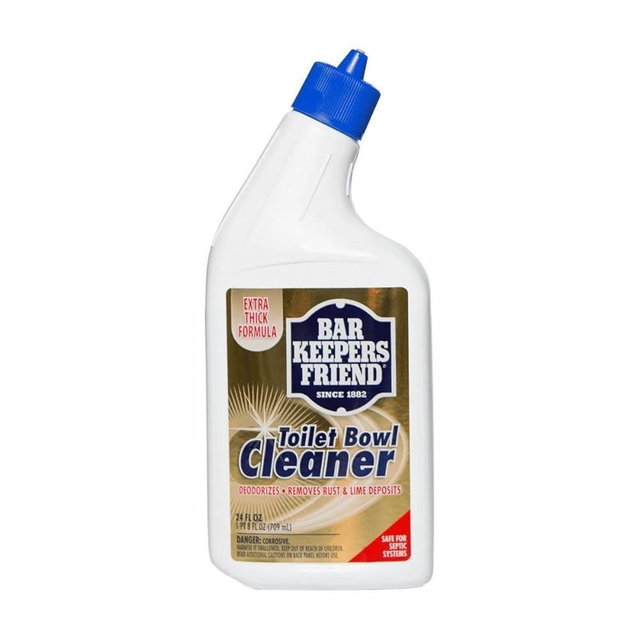 Bar Keepers Friend Toilet Bowl Cleaner - 24 fl oz Each - Extra Thick Formula Cleans and Deodorizes, Removes Rust Stains and Mineral Deposits (1)