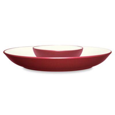 Noritake® Colorwave Chip and Dip in Raspberry