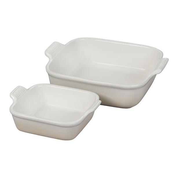 Heritage Square Baking Dishes, Set of 2