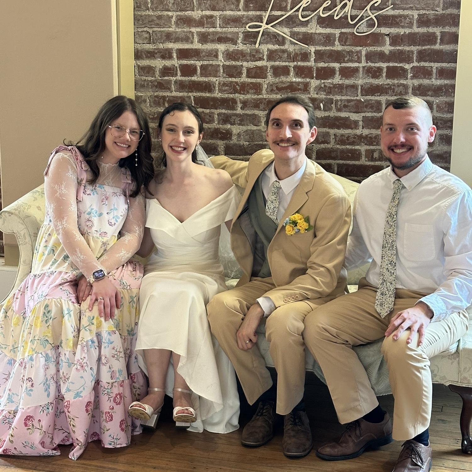 Lexie and Graham at Adam and Kasey’s Wedding!