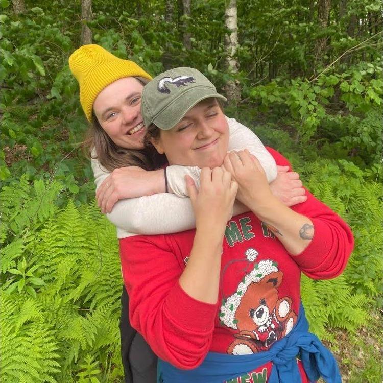 Christmas in July visiting Miriam and Phil in their NH home