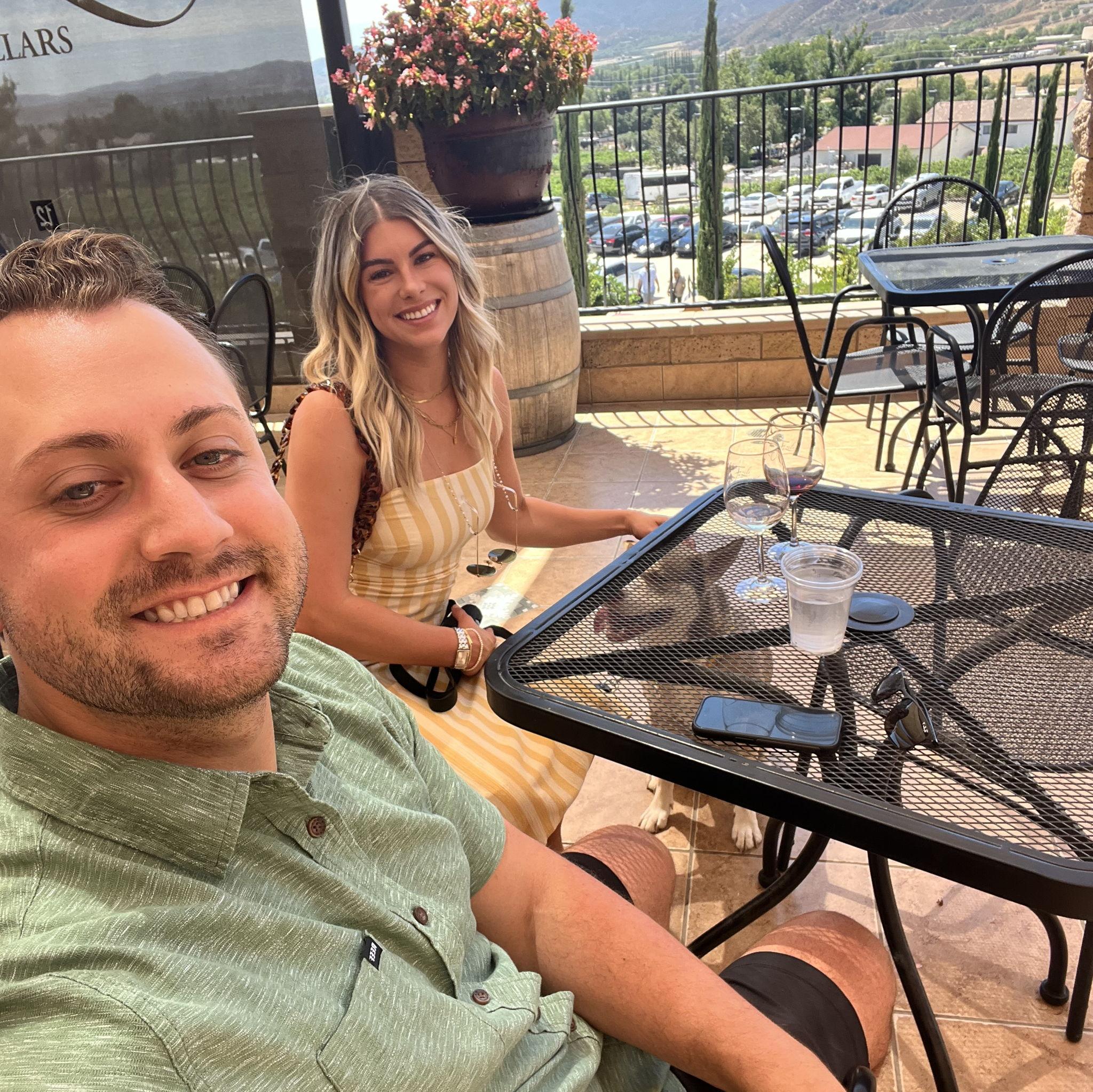 Meanwhile Austin planned a wine tasting day for Kelsie's birthday, which is just 3 days after Austin's birthday!