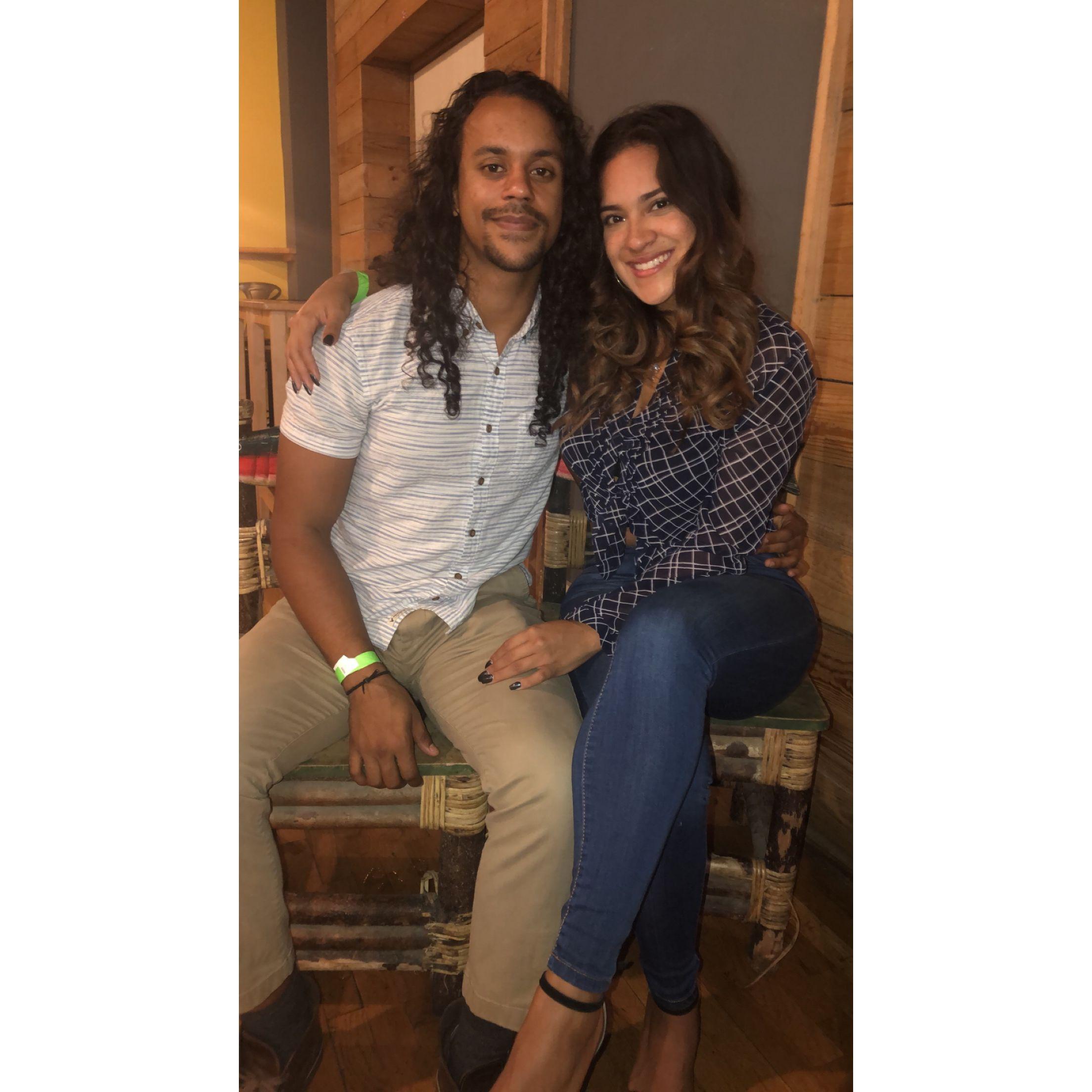 Date night: September 26, 2020. We were still babiesss