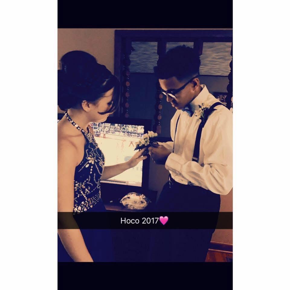 Our first homecoming together—and around this time, Javante shared ‘I love you’ for the very first time. Little did we know, it was just the beginning of millions more.