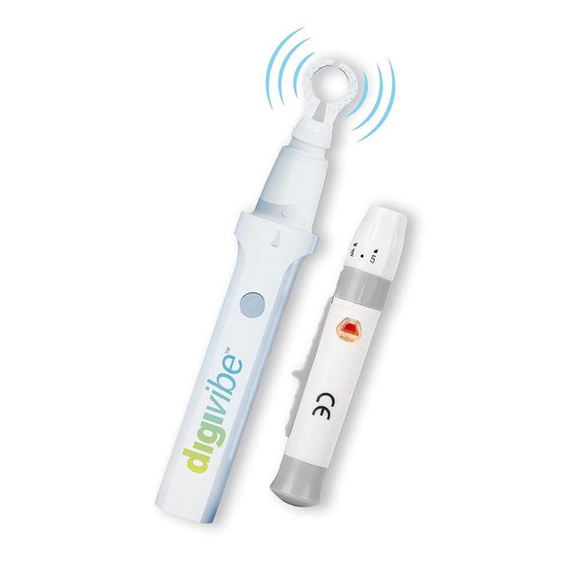 Digivibe Injection Pain Relief Vibration Device for Glucose Monitoring, Semaglutide Injections, IVF, Insulin, Vaccines & Finger Pricks – Eases Needle Pain & Fear – Numbing Cream Alternative