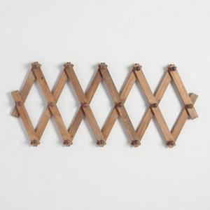 Wood Accordion Wall Storage