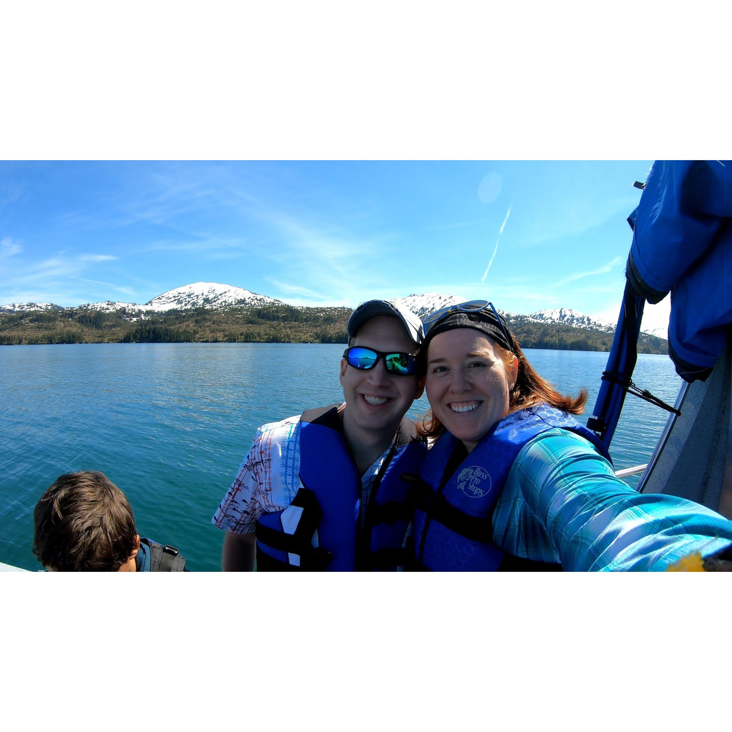 We spent a couple of days on a boat with friends in Prince William Sound while we were in Alaska.