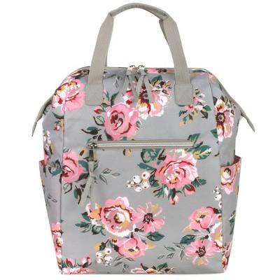 Baby Essentials Floral Wide Frame Diaper Bag Backpack