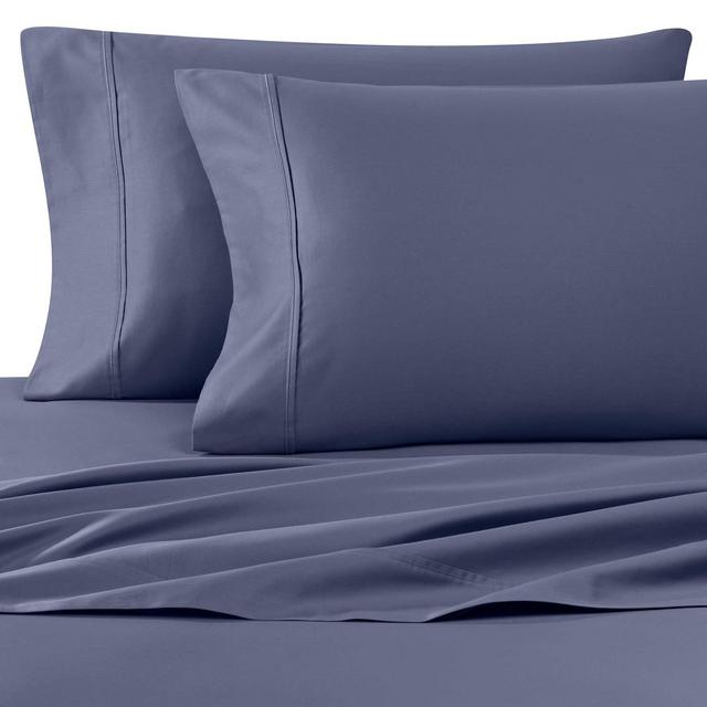 Wamsutta® 400-Thread-Count Sateen Queen Sheet Set COLOR: Blue Jean