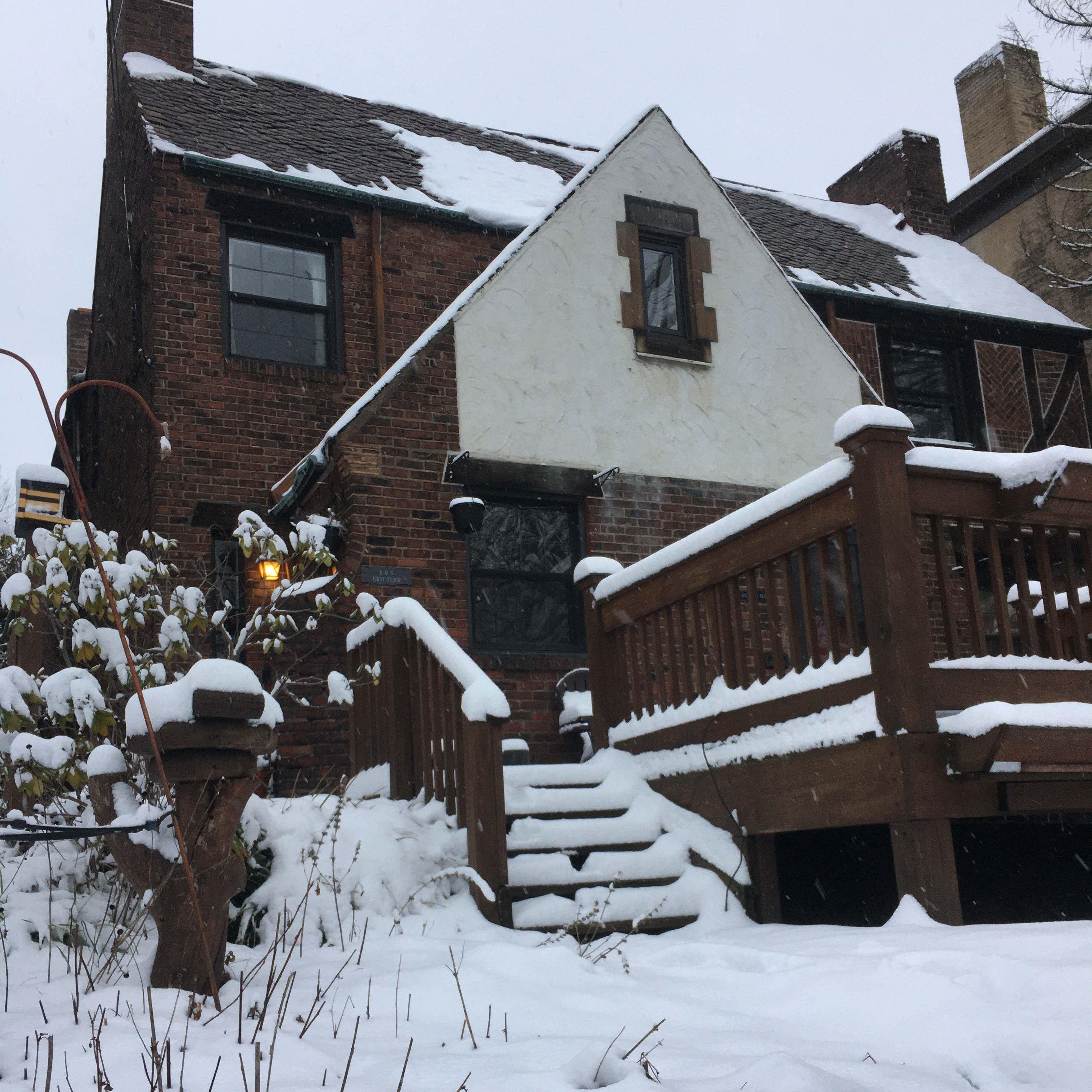 February 2020: Our first apartment in the snow