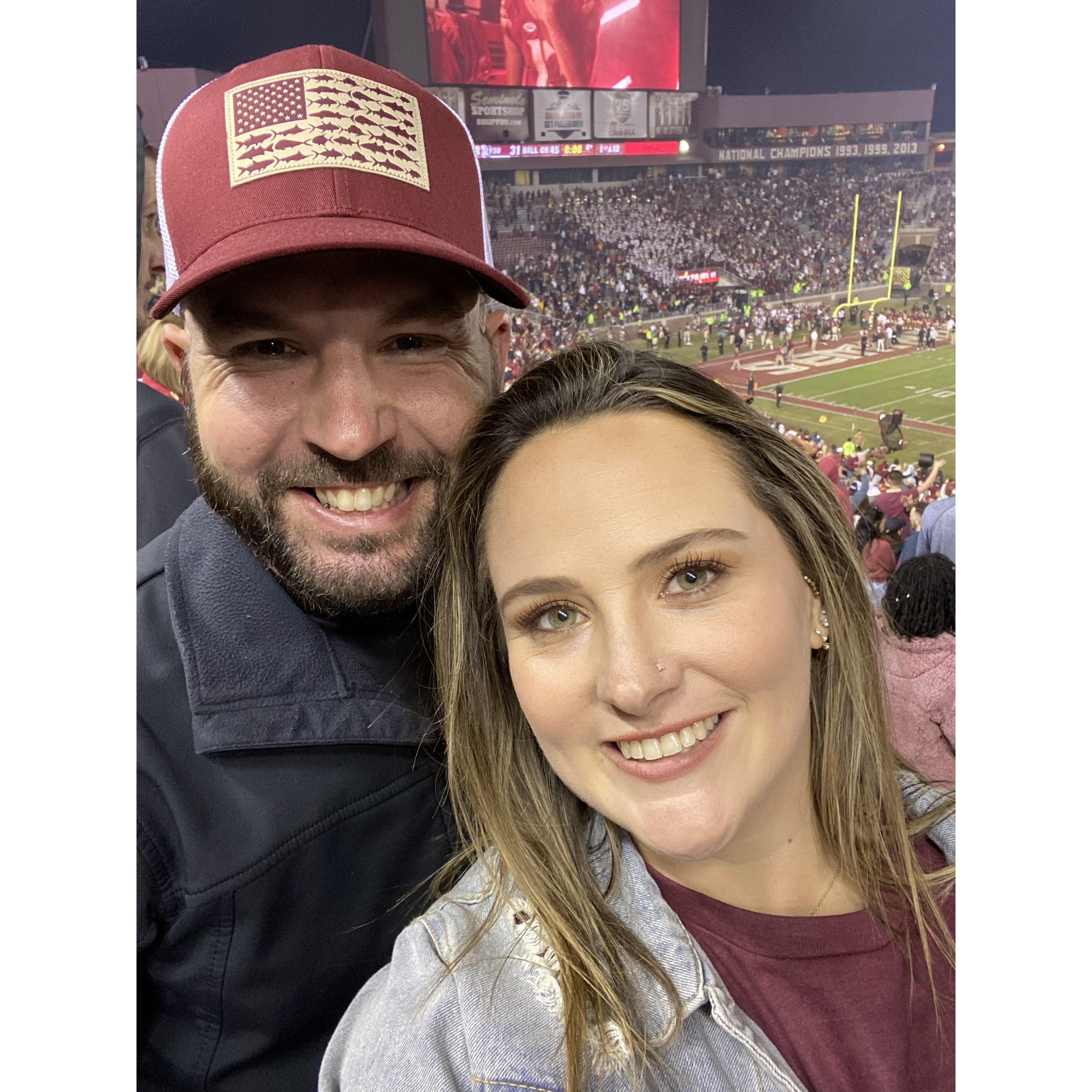 Tim's first FSU game
