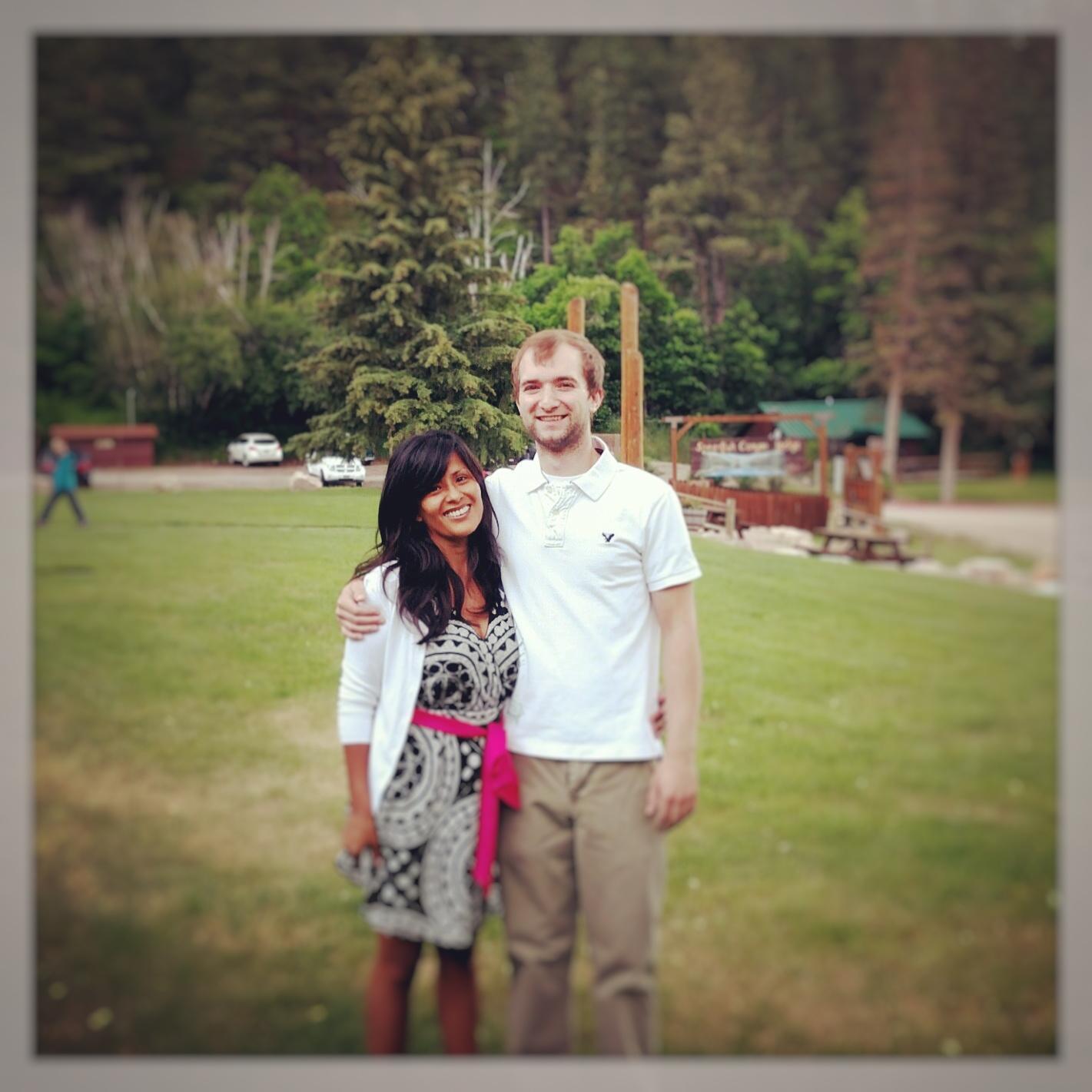 Celebrating Lowell and Kayla in Spearfish, South Dakota