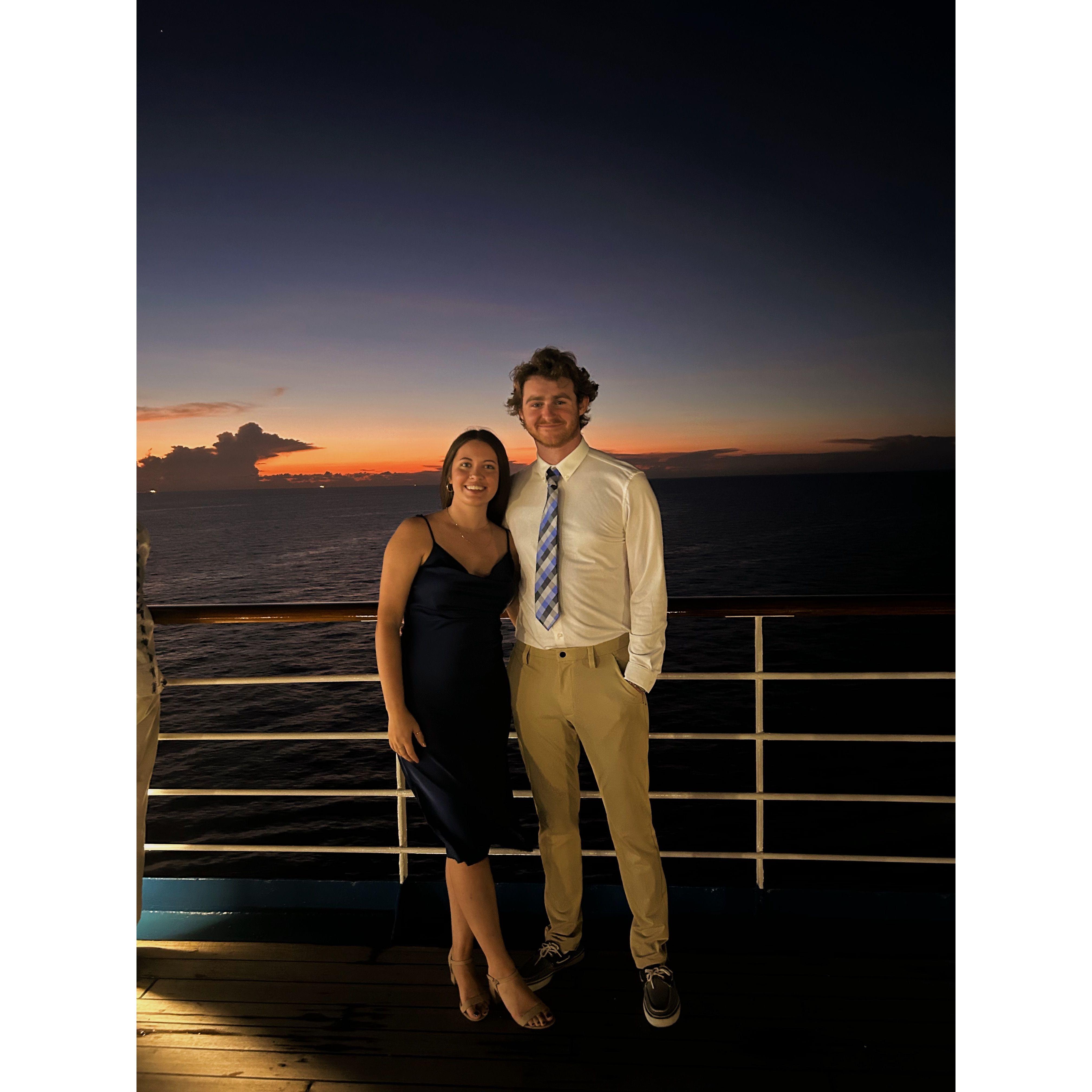 On Summer's very first cruise!