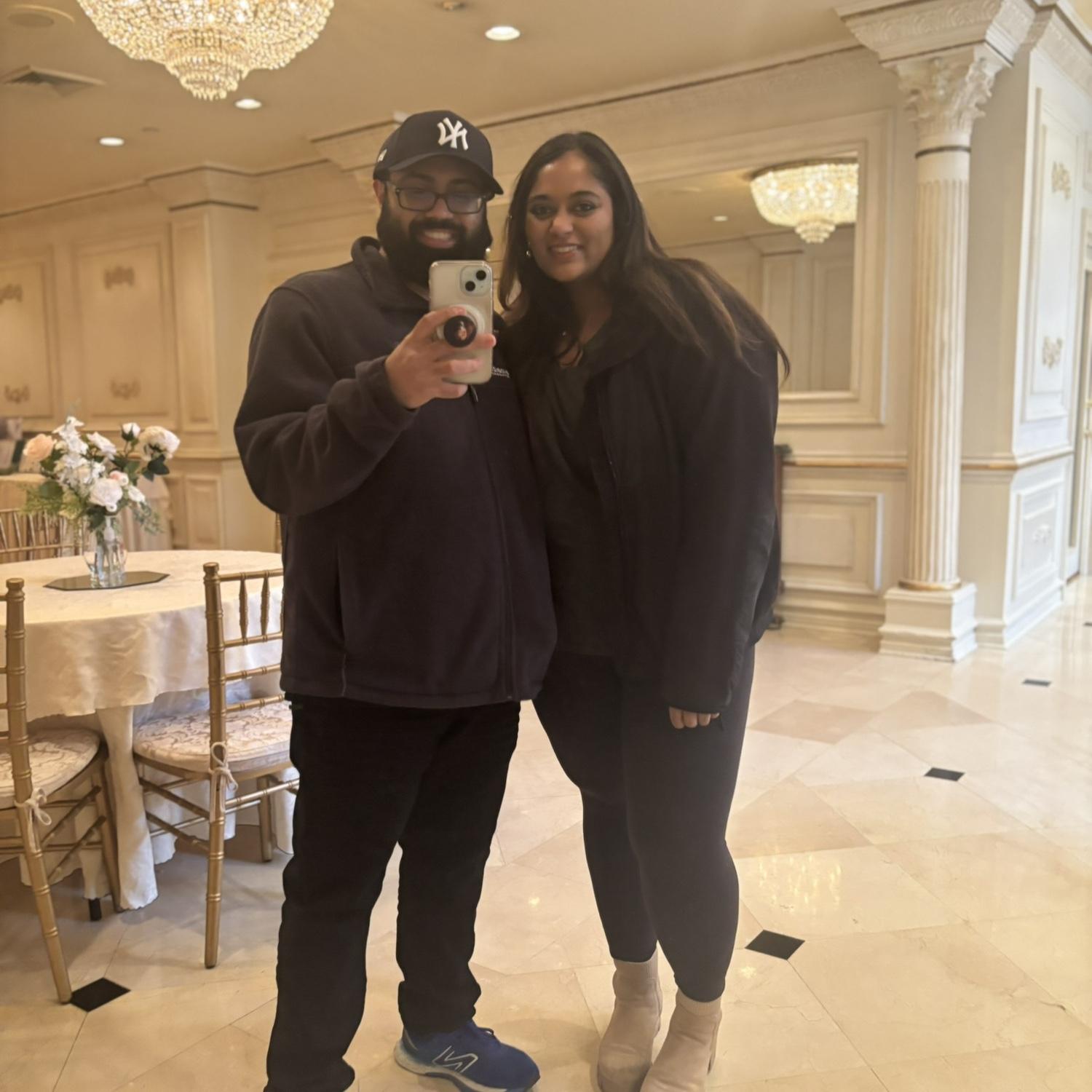 our first time seeing our wedding venue!