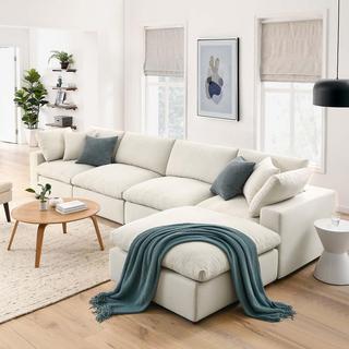 Commix 5-Piece Sectional Sofa Set with Ottoman