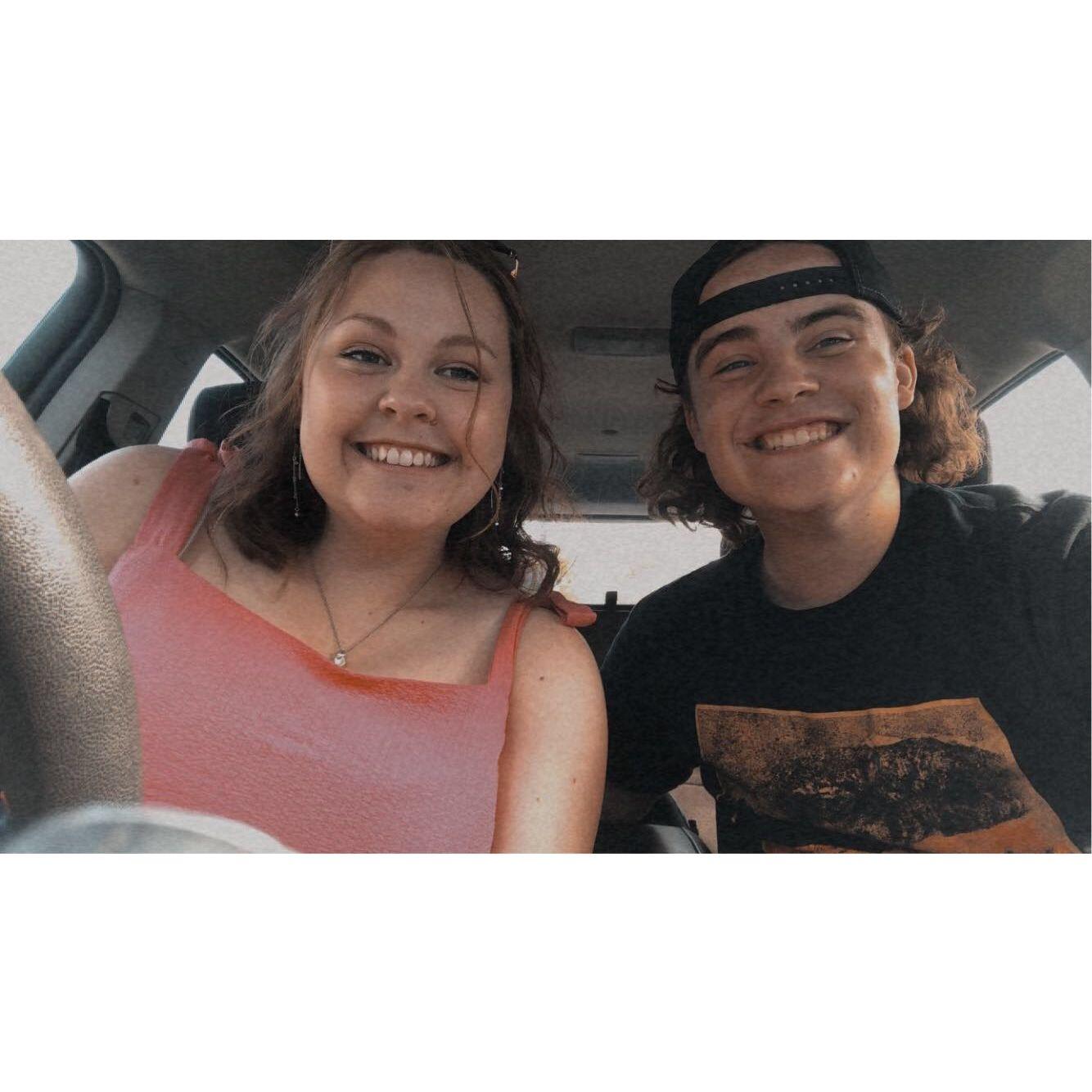 This was the first photo we took after a month apart, when Jaedon spent May of 2023 in Zambia.