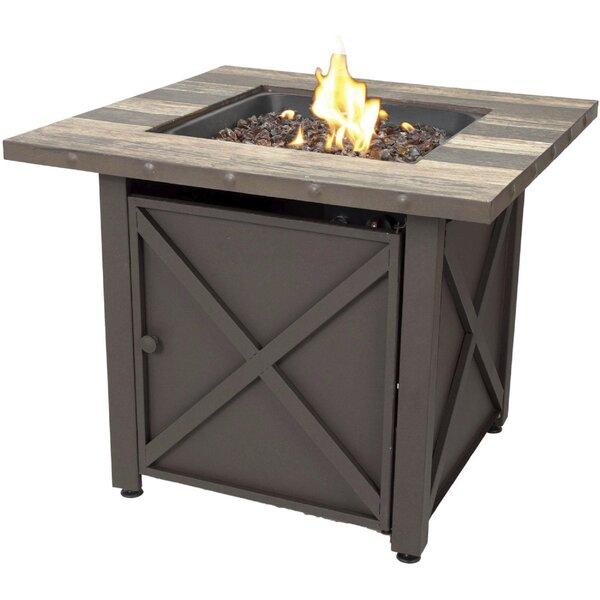 Appalachia Stainless Steel Propane Fire Pit Table