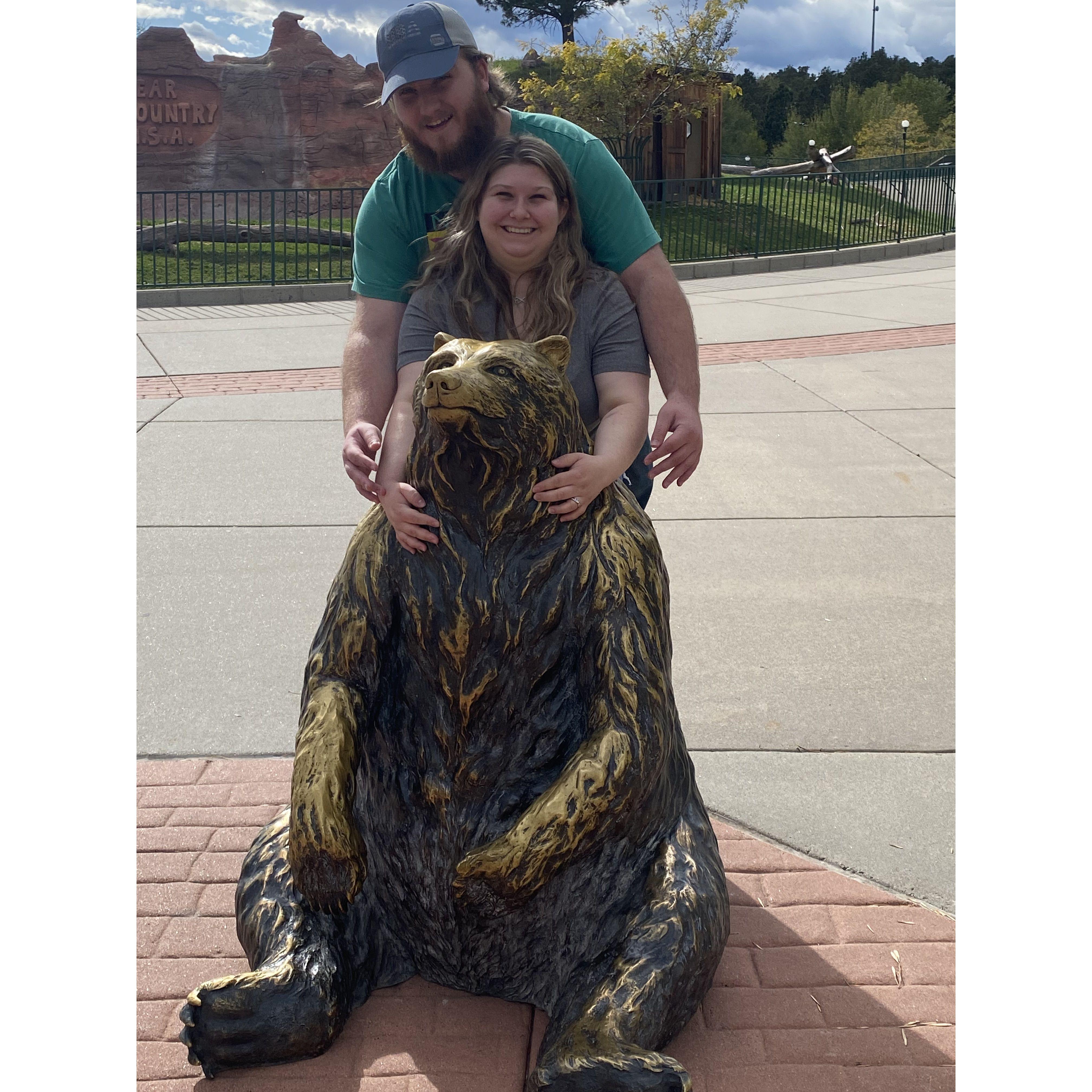 October 2023-First time going to a drive through Zoo.