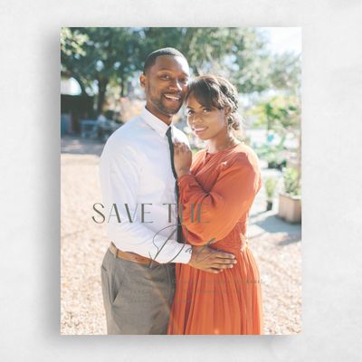 Green Wedding Save the Date - Sundell Photo