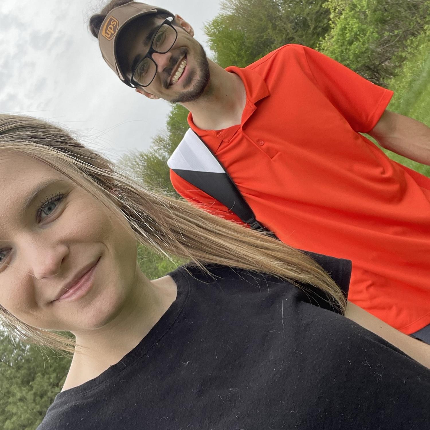Golfing together!