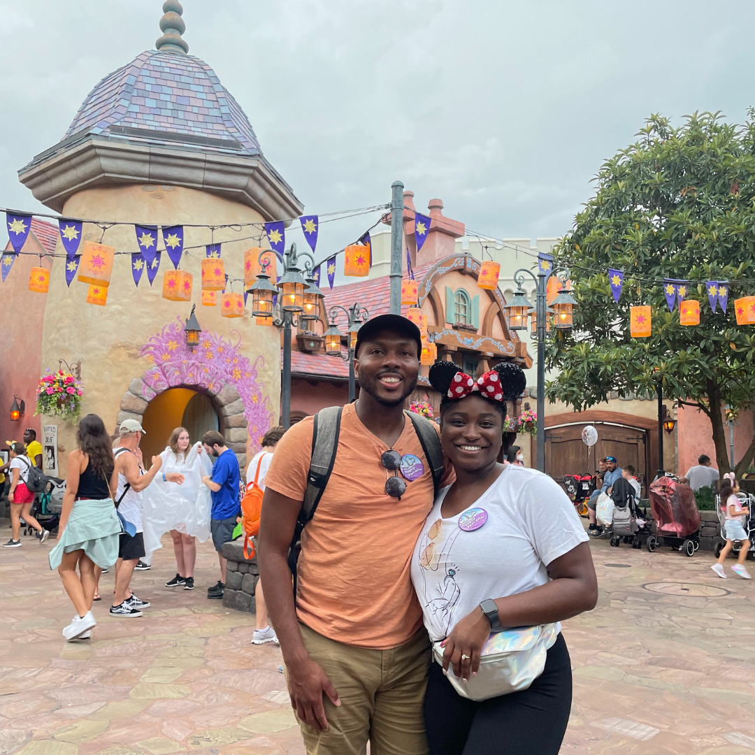 Celebrating the engagement at Magic Kingdom (again)