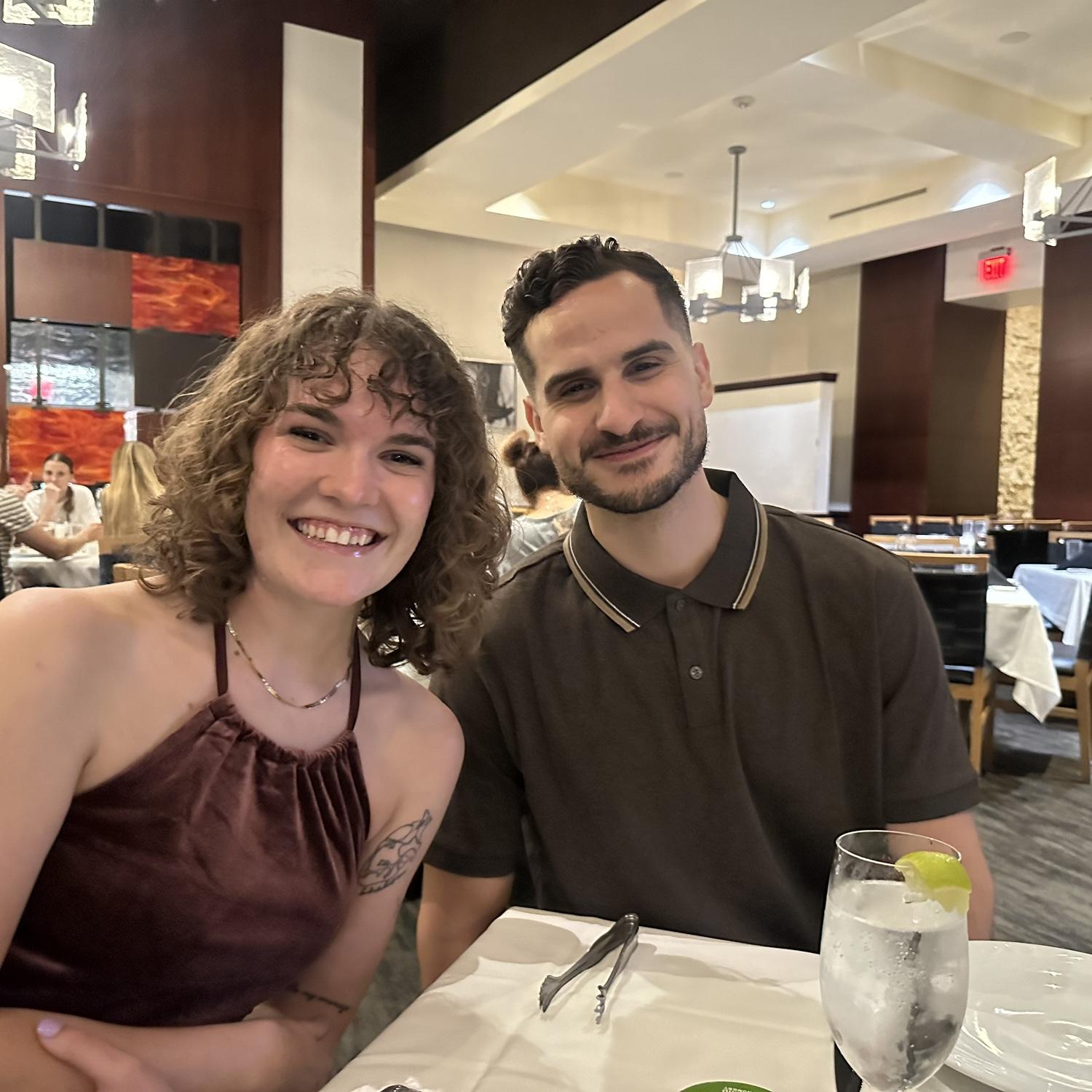 our first date! if you couldn’t tell by the awkwardness!