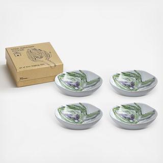Farm To Table Artichoke Dipping Dish, Set of 4