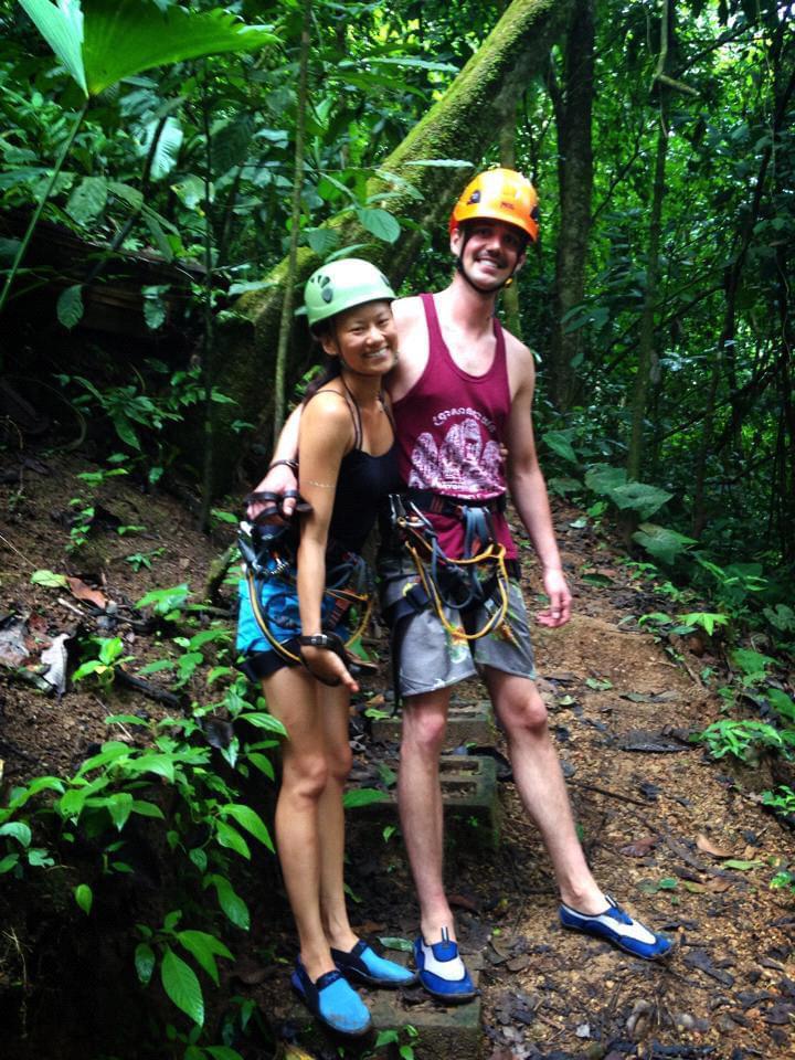 Zip lining in Costa Rica (2014)