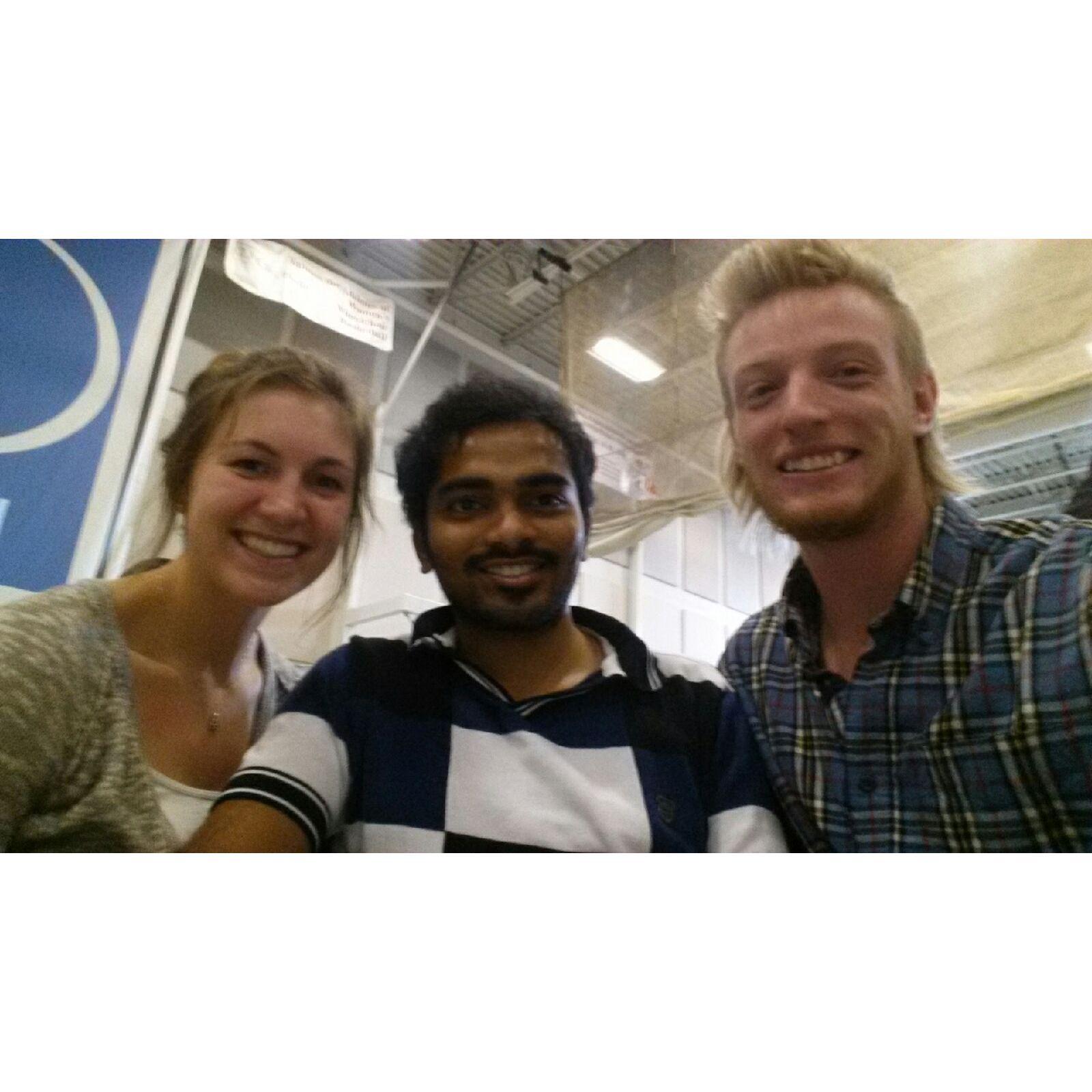 Hanging with our friend Kapil right before Darren and I started dating. He had a motorbike accident that broke his back and we spent some time with him during his PT. God has healed him completely!