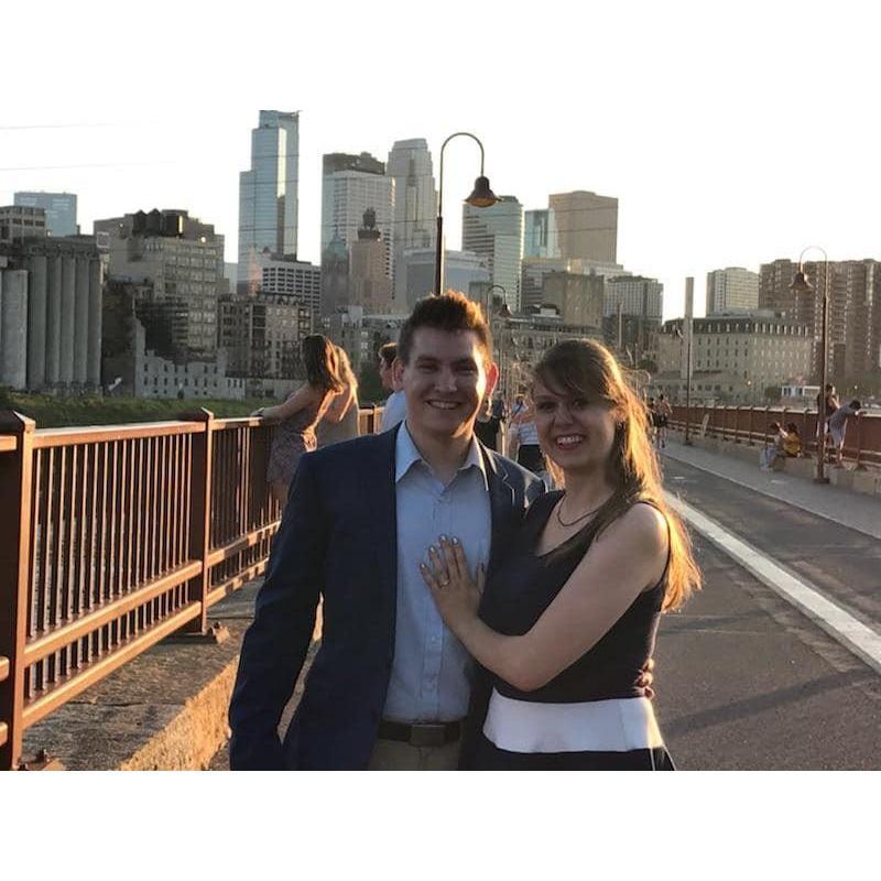 The first pose we did as an engaged couple.