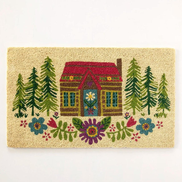 Bungalow Doormat - Cream Cottage