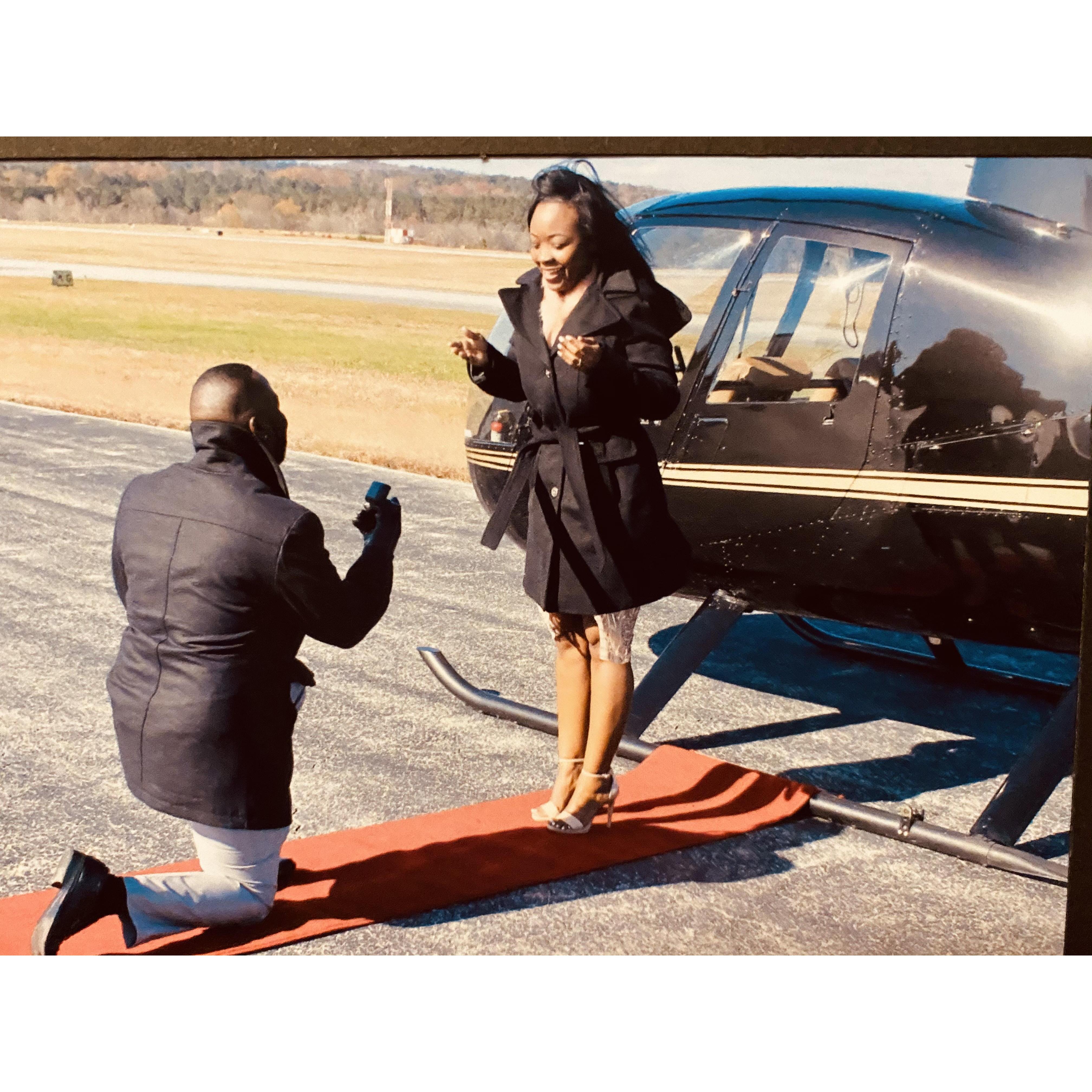 December 1st, 2020! The day he knelt and asked for forever, and the day she said YES!!!