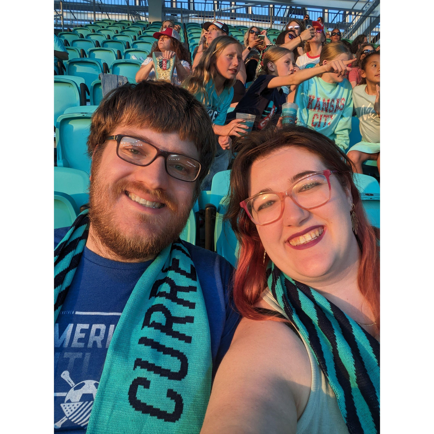 At KC Current Women's Soccer Game!