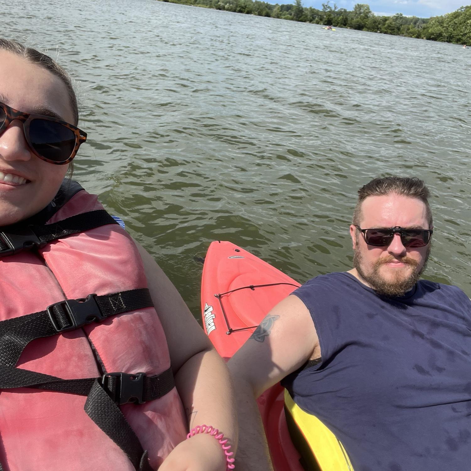 Kayaking at Eagle Creek