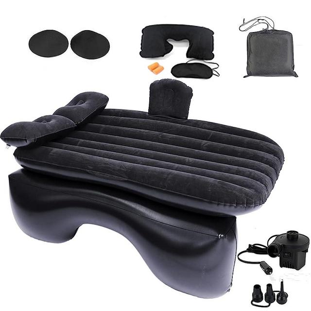 Onirii Inflatable Car Air Mattress Back Seat Bed Car Camping Air Mattress Blow Up Bed,Portable Car Travel Mattress,Car Sleeping Mattress Bed for Car Universal SUV