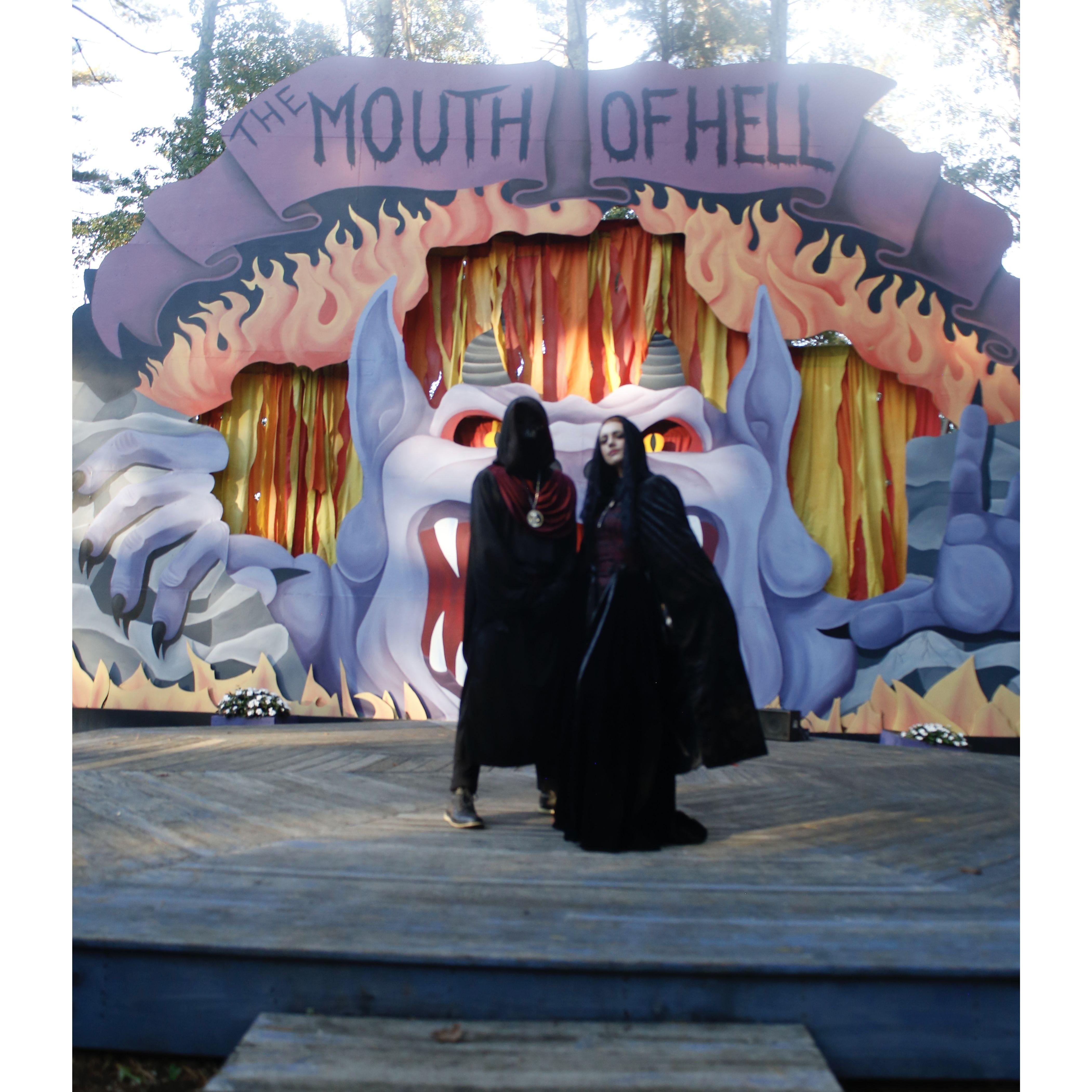 Emma and Ryan on the day of our engagement. At King Richard's Renaissance Faire of course!