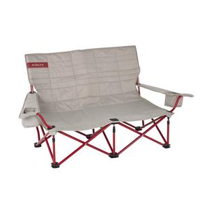 Kelty Low Loveseat Camp Chair - Tundra/Chili Pepper