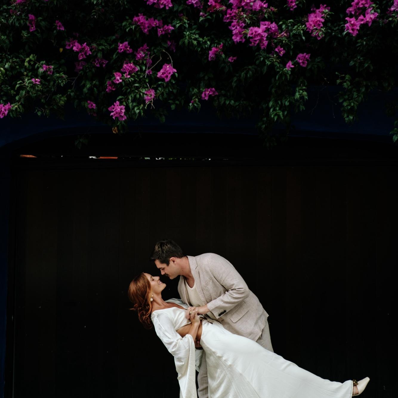 Practicing our dips before the big day!