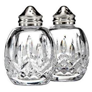 Serveware, Lismore Round Salt and Pepper Shakers