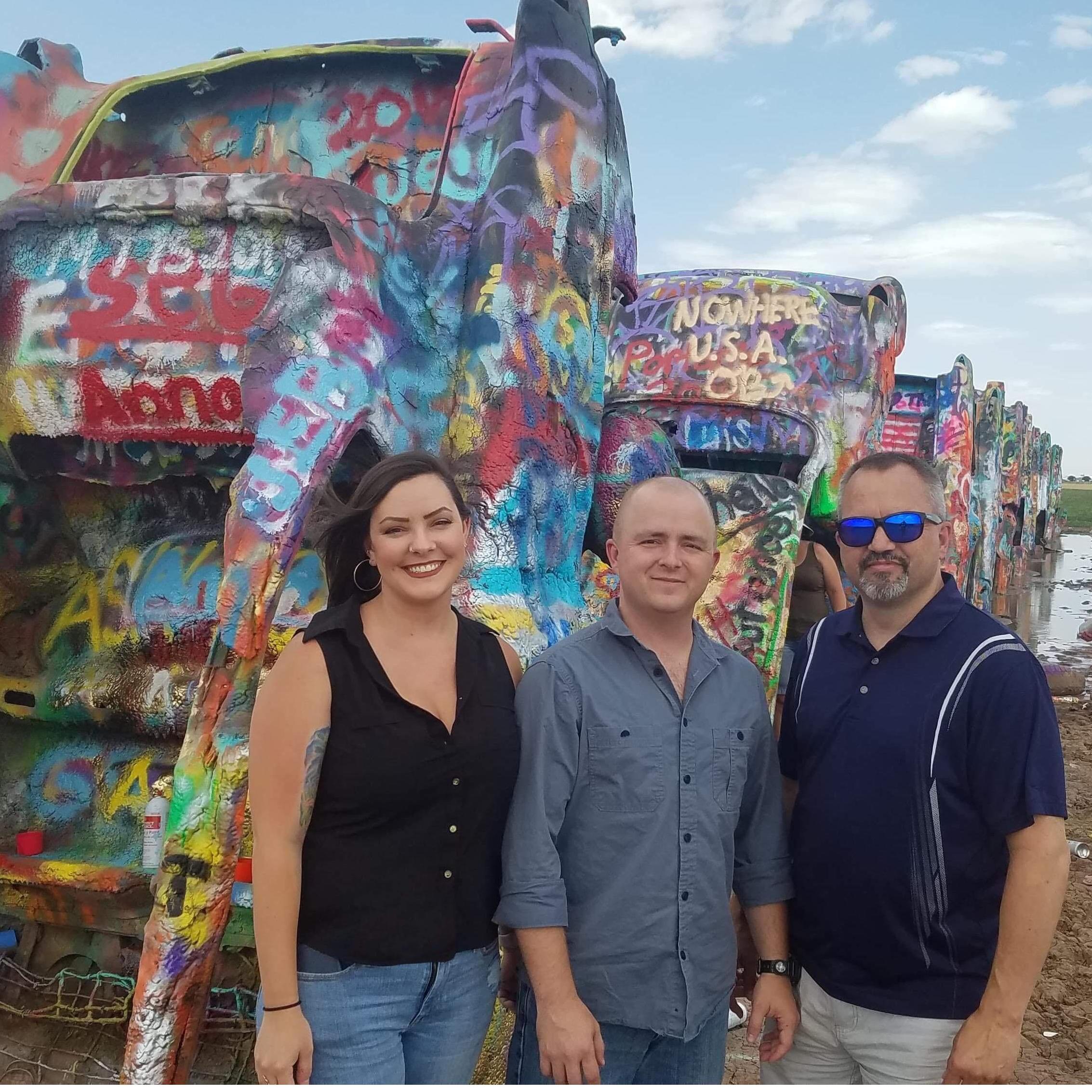 7.19.18 - Josh and Megan stopped in Amarillo while moving Josh from California to North Carolina. This was Megan's first time meeting Josh's dad, Neal.