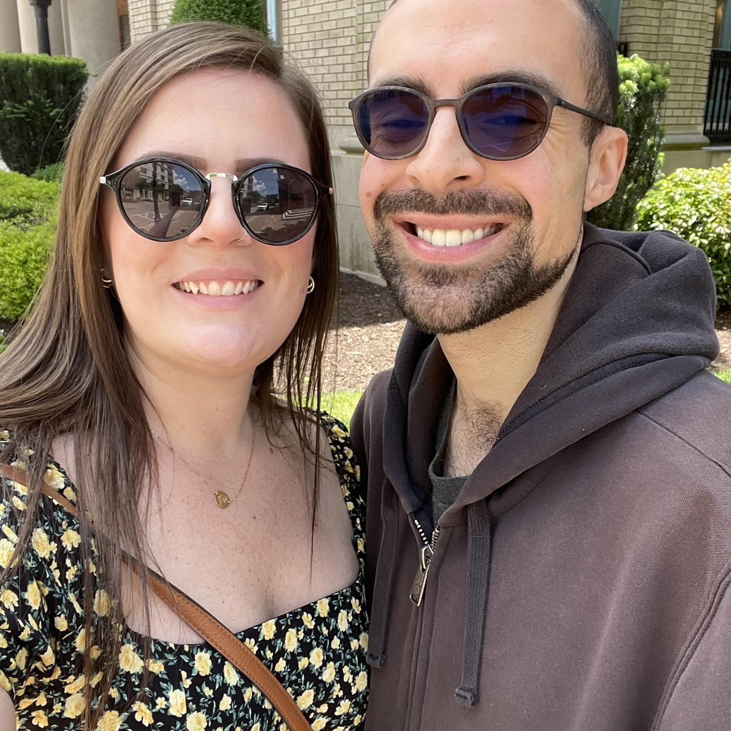 Touring and securing our wedding venue!